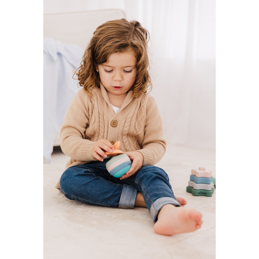 Bubble Silicone Stacking Apple Teether