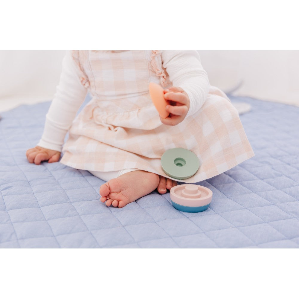Bubble Silicone Stacking Apple Teether