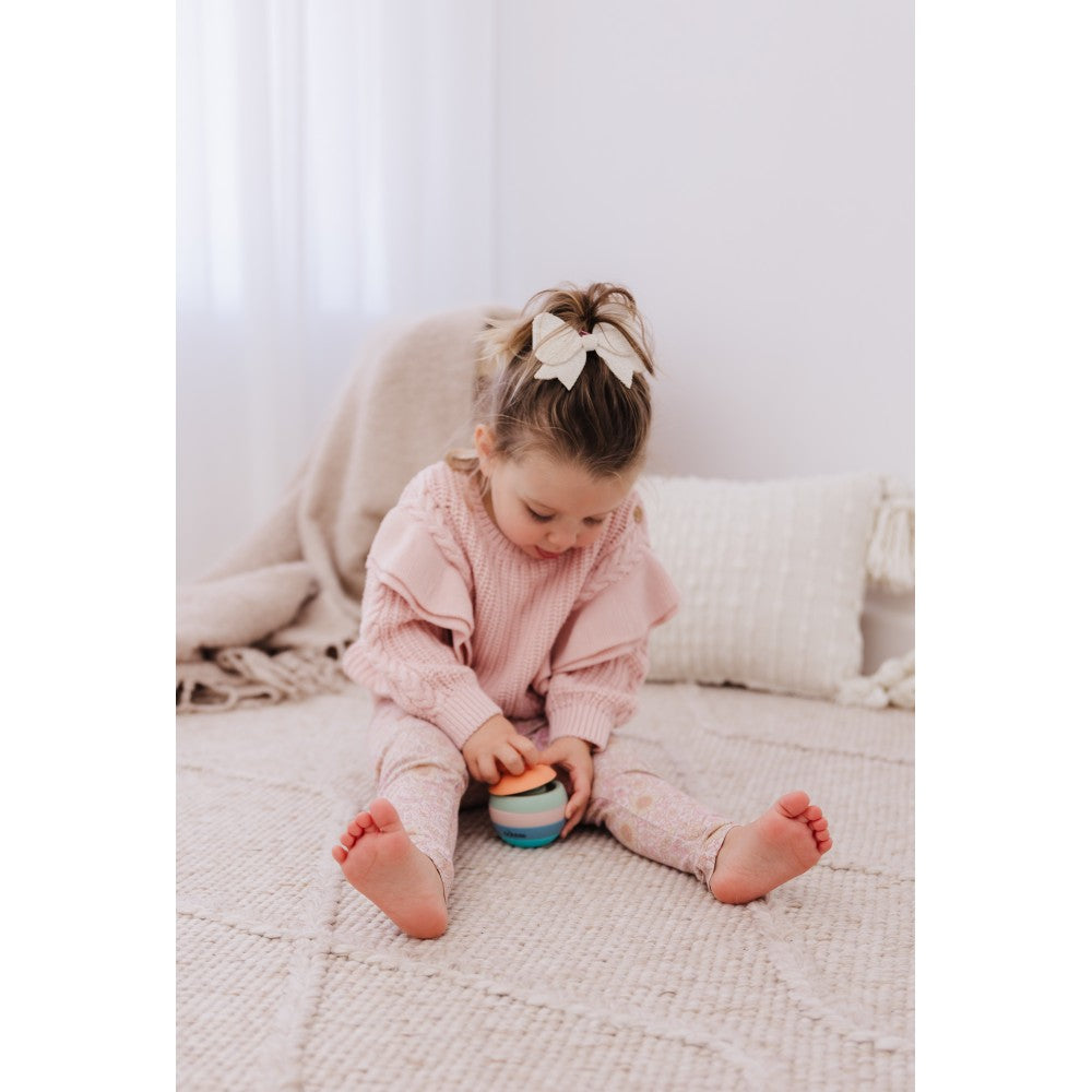 Bubble Silicone Stacking Apple Teether