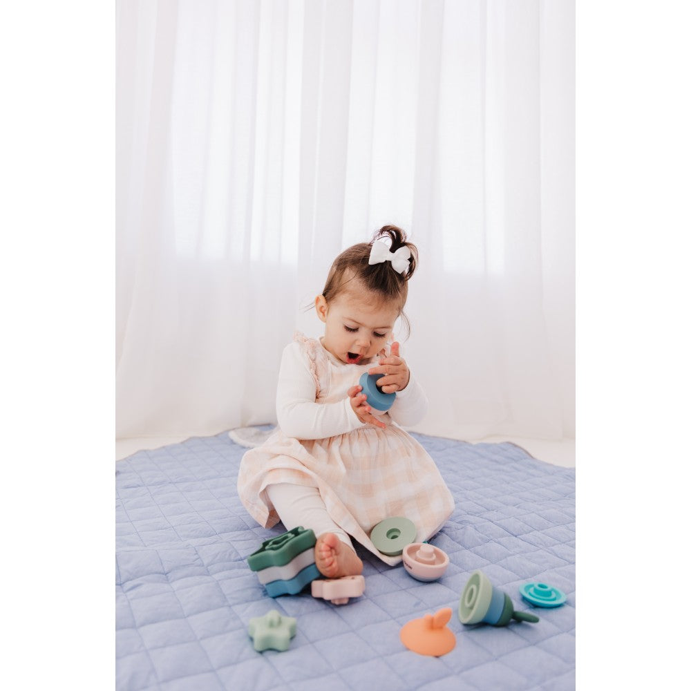 Bubble Silicone Stacking Apple Teether
