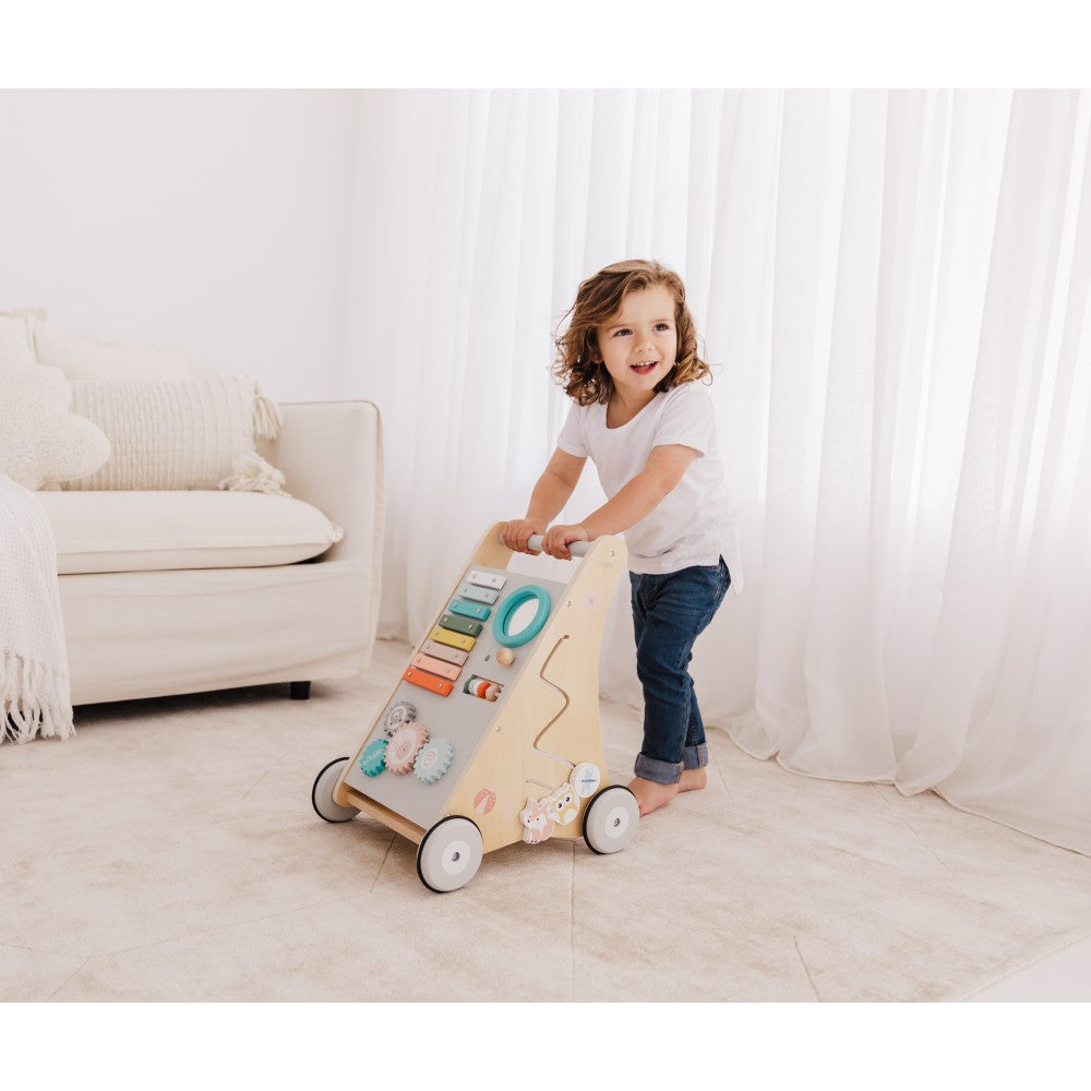 Bubble Wooden Activity Play Walker