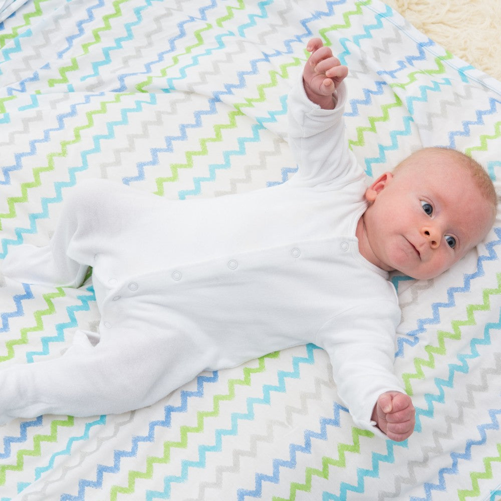 Bubble Bamboo Wrap - Big Blue Sky Boys