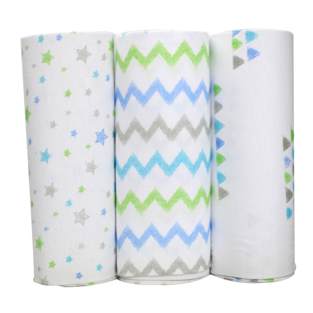 Bubble Bamboo Wrap - Big Blue Sky Boys