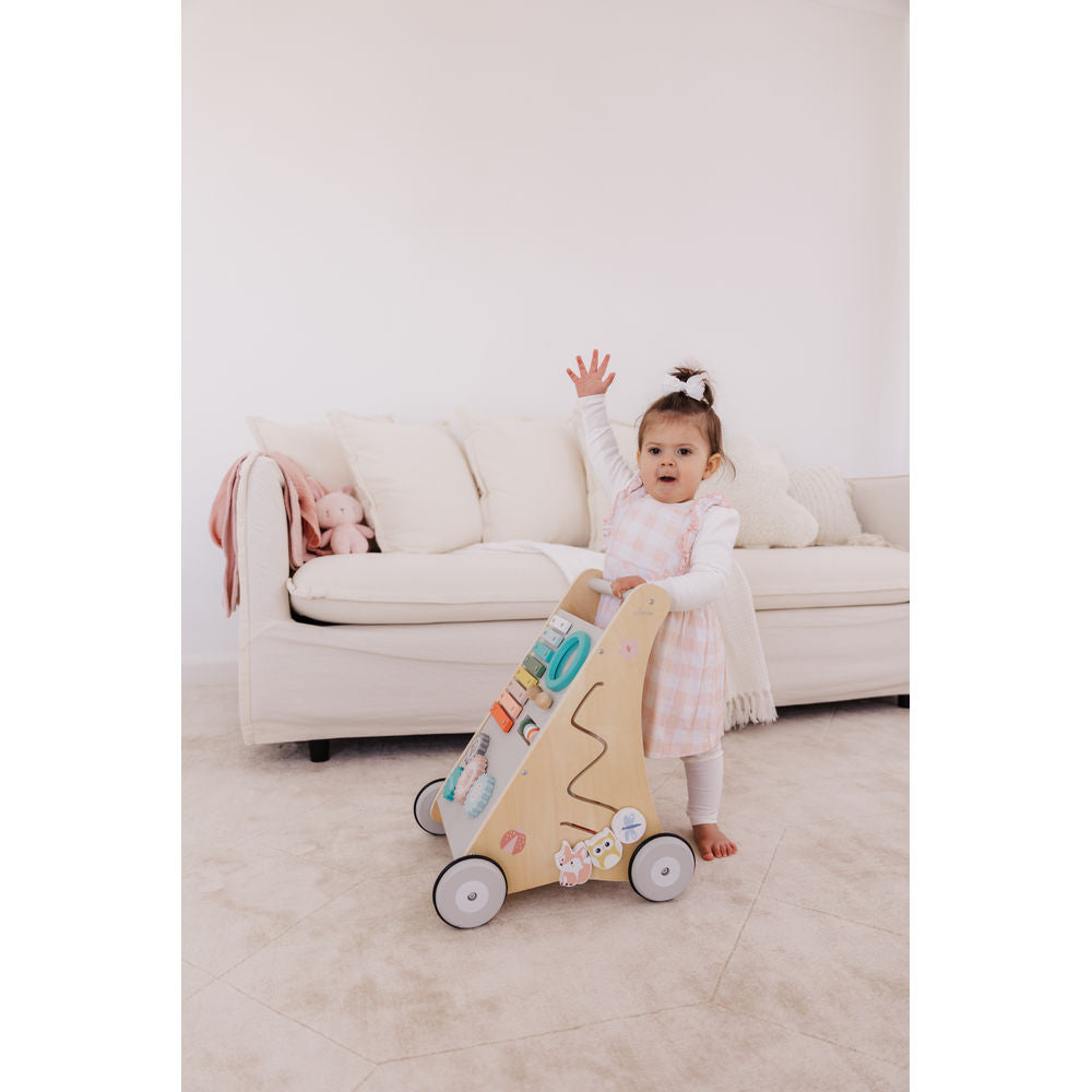 Bubble Wooden Activity Play Walker