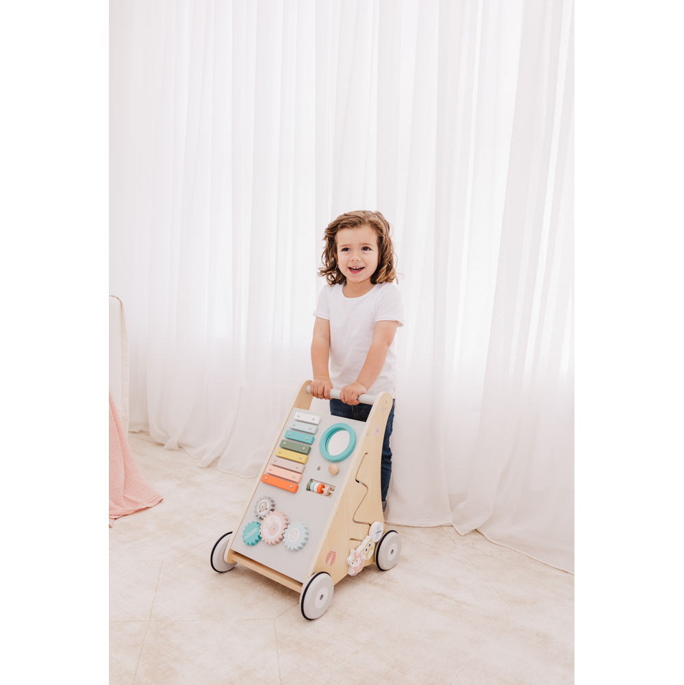Bubble Wooden Activity Play Walker