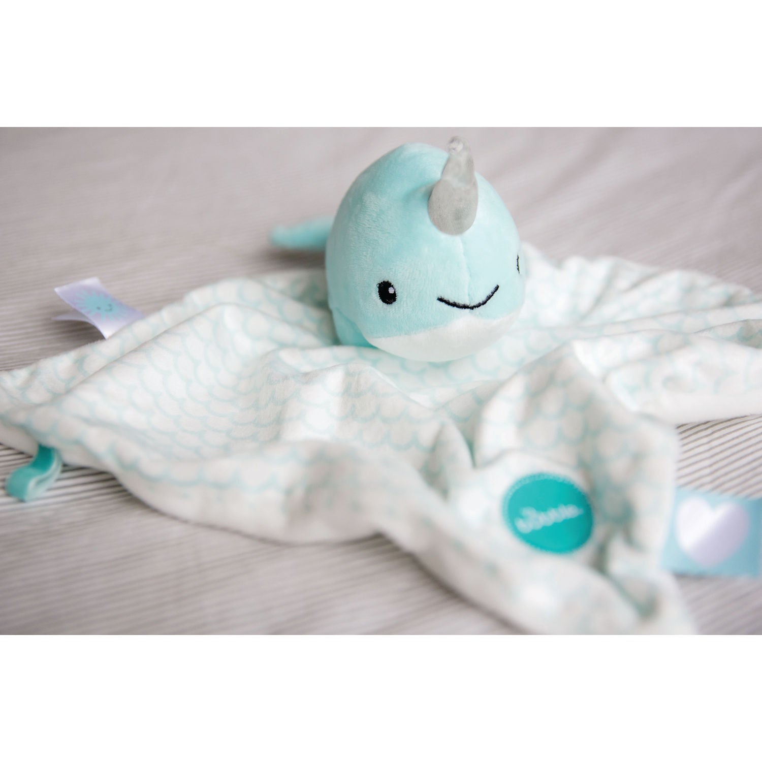 Bubble Comforter - Tusky the Narwhal