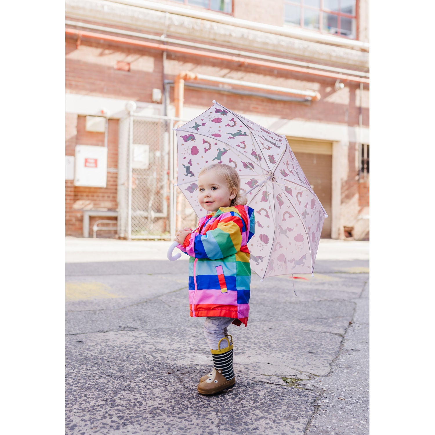 Bubble Magical Colour Changing Umbrella - Unicorn