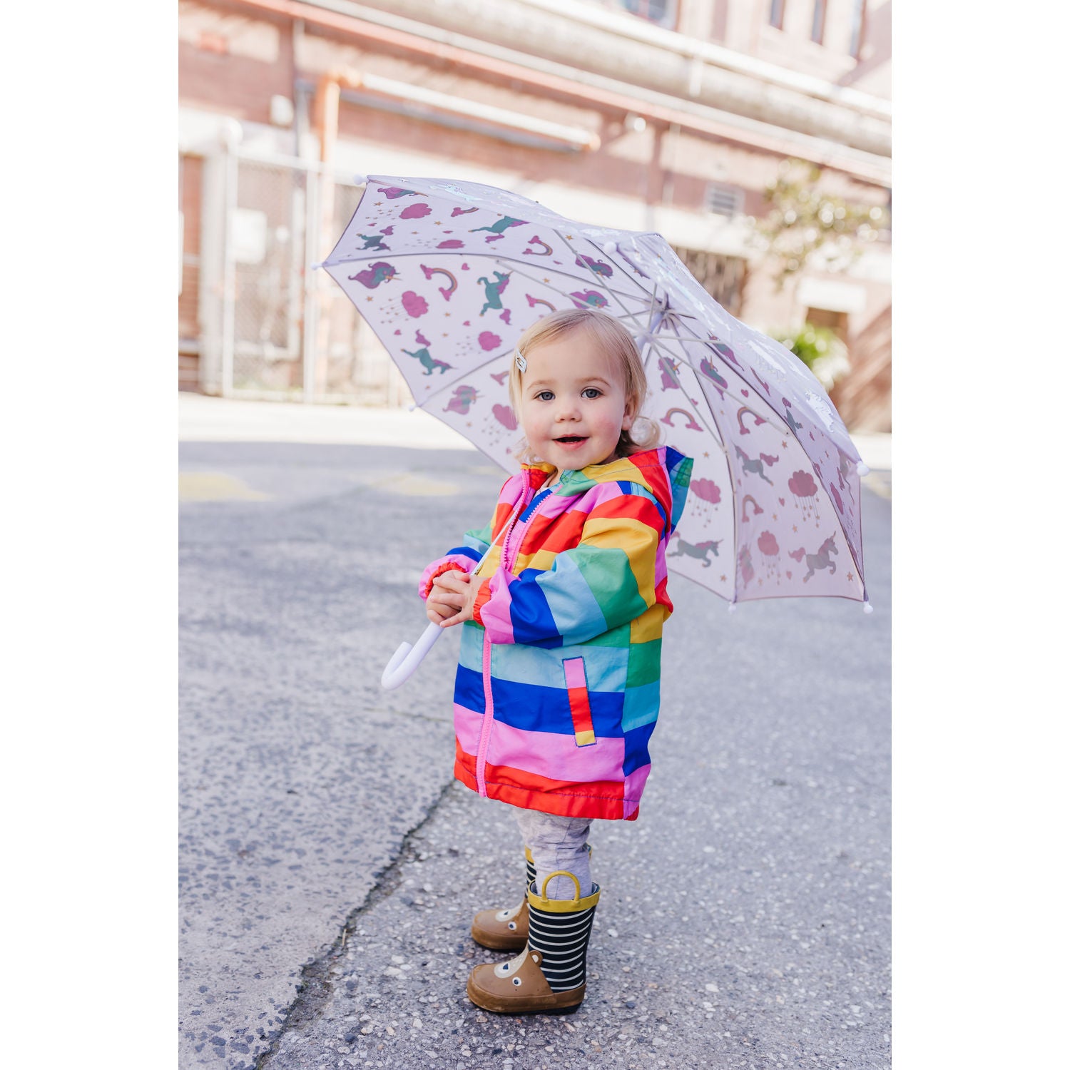 Bubble Magical Colour Changing Umbrella - Unicorn